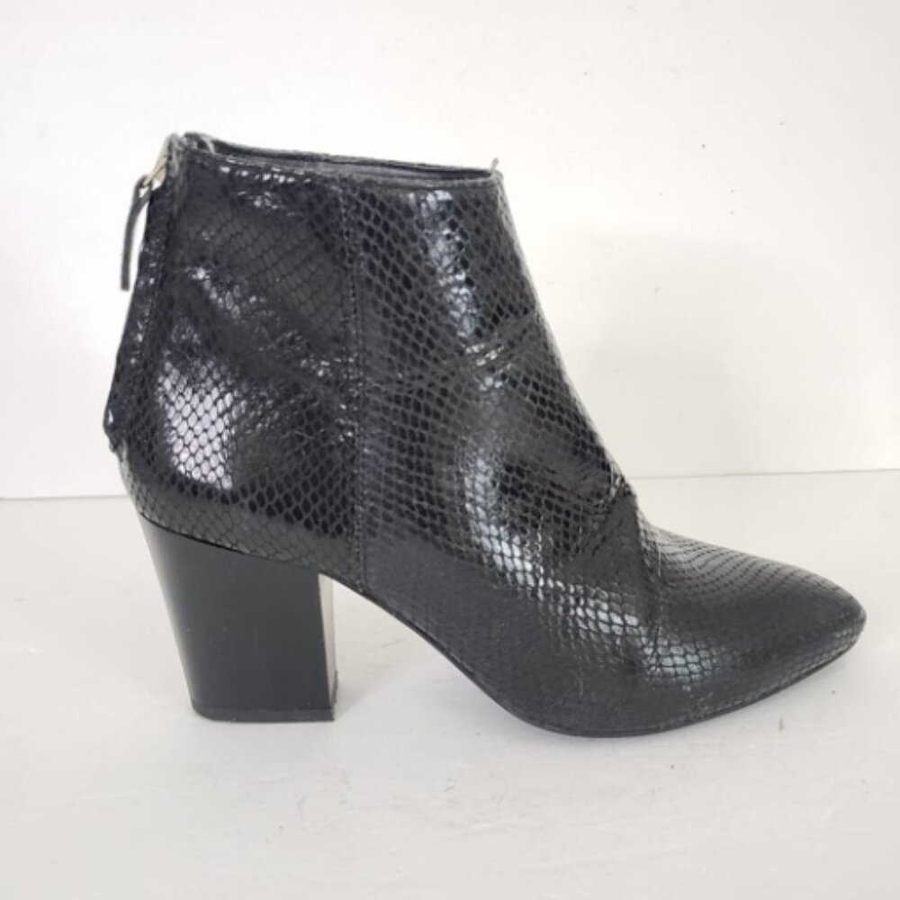 Zara embossed ankle boots